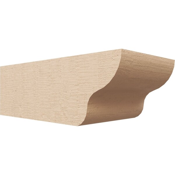 Ekena Millwork 6in. W x 4in. H x 12in. L Greensboro Woodgrain TimberThane Rafter Tail, Primed Tan RFTUR06X04X12GRNRCPR - main